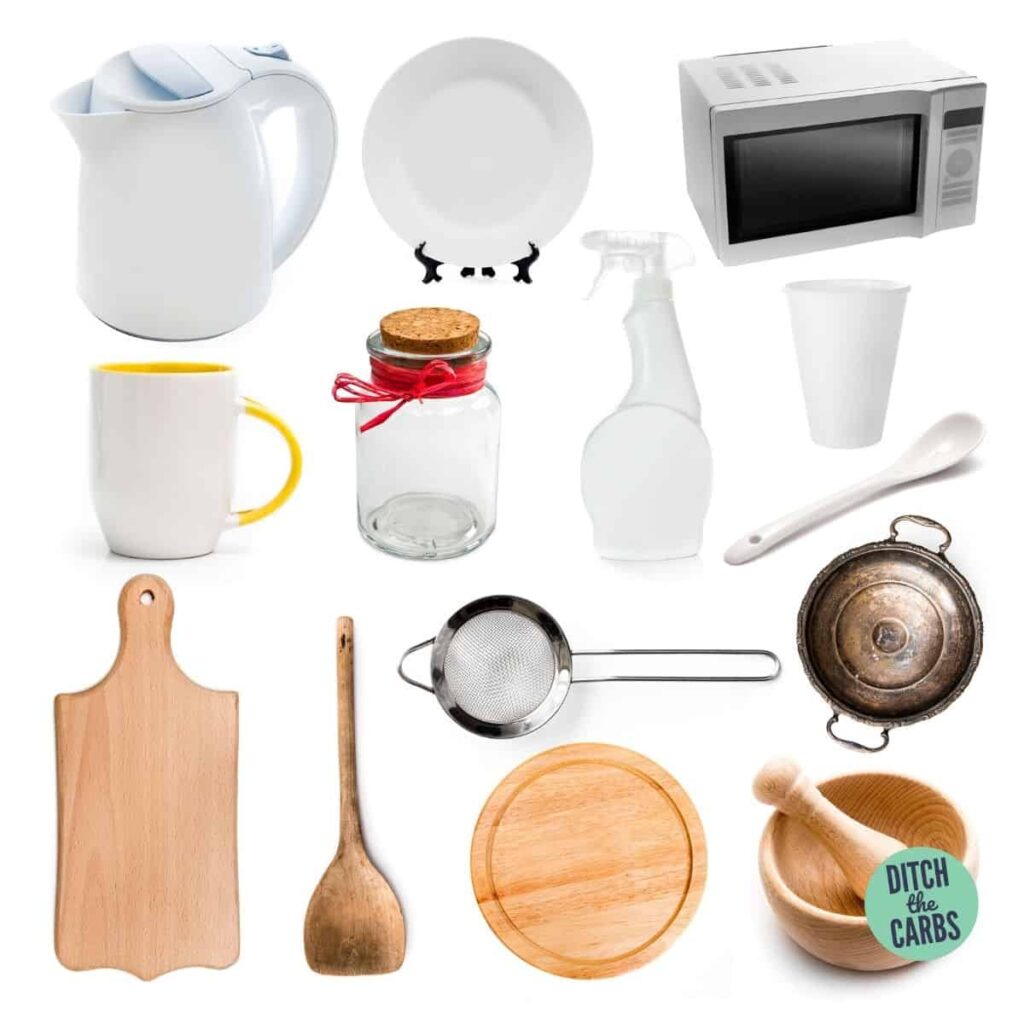 collage of kitchen gadgets