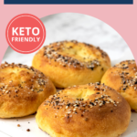 Switching to a ketogenic or low-carb lifestyle doesn't have to mean giving up everything. This bagel recipe is a perfect low carb breakfast option!