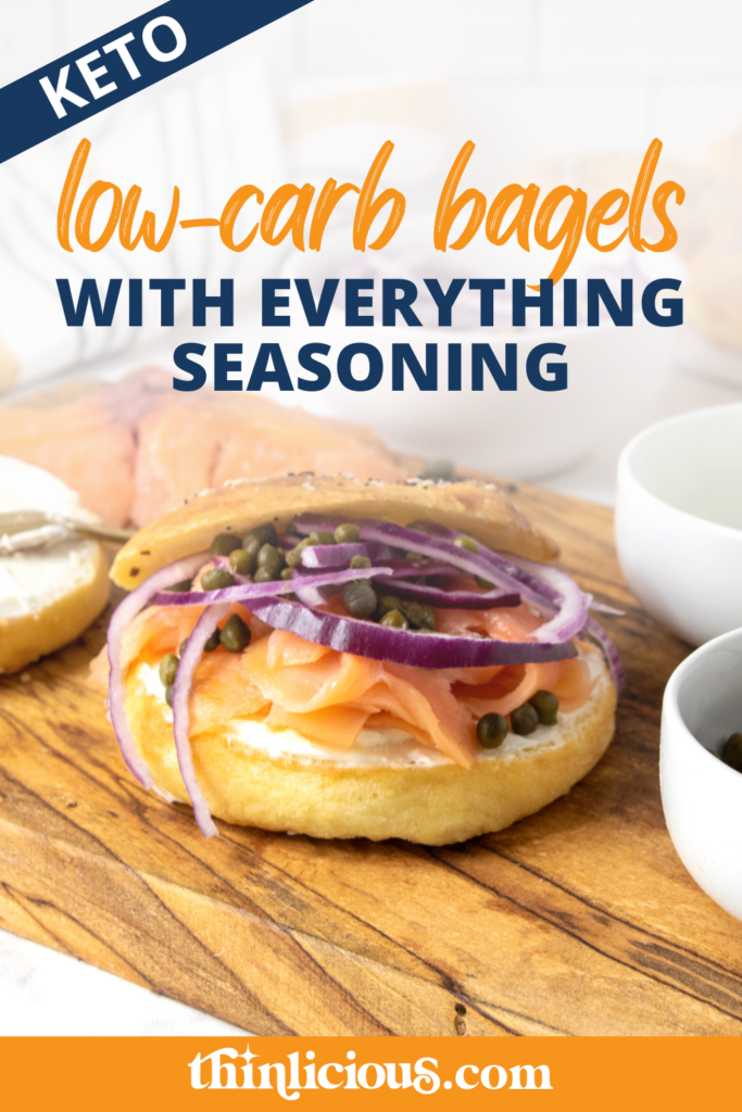 Switching to a ketogenic or low-carb lifestyle doesn't have to mean giving up everything. This bagel recipe is a perfect low carb breakfast option!