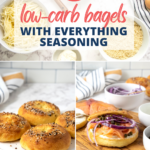 Switching to a ketogenic or low-carb lifestyle doesn't have to mean giving up everything. This bagel recipe is a perfect low carb breakfast option!