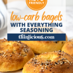 Switching to a ketogenic or low-carb lifestyle doesn't have to mean giving up everything. This bagel recipe is a perfect low carb breakfast option!